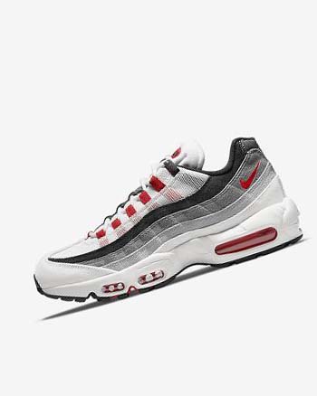 Nike Air Max 95 Blancos Grises Claro Rojos | MX 2589